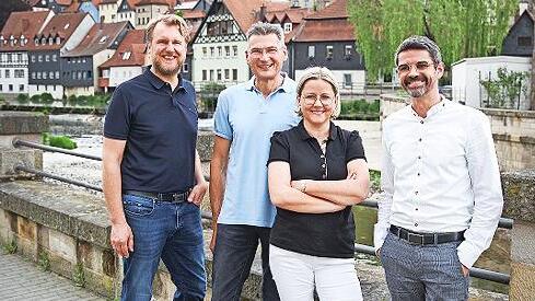 Der neue Vorstand der Aktionsgemeinschaft Kronach (von links): Schriftführer Ulf Krause, Zweiter Vorsitzender Dietrich Denzner, Erste Vorsitzende Michaela Weiss und Kassier Manuel Mackert.