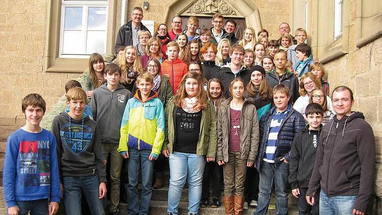 Diese jungen Musiker aus dem Landkreis Haßberge meisterten die D1-Prüfung beim Nordbayerischen Musikbund. Foto: Peter Detsch