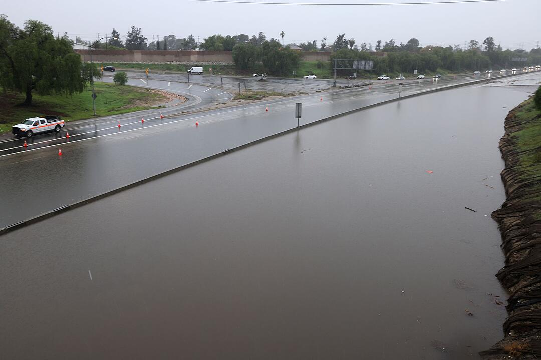 Regenf&auml;lle in S&uuml;dkalifornien
