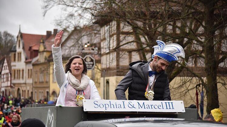 Das Seßlacher Prinzenpaar. Foto: Jens Gundermann