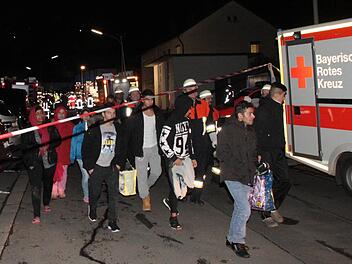 Die Bewohner wurden evakuiert. Foto: Jürgen Gärtner