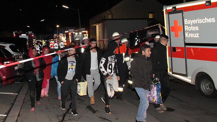 Die Bewohner wurden evakuiert. Foto: Jürgen Gärtner