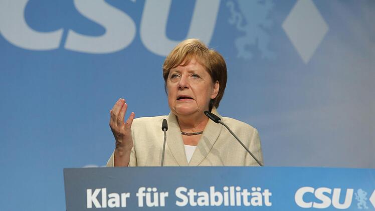 Merkel-Besuch in Erlangen Foto: Barbara Herbst