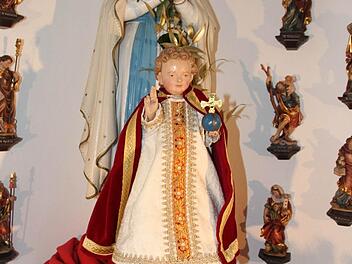 Das "gnadenreiches Prager Jesulein" kann in den kommenden Tagen in Hausen angeschaut werden. Foto: Erlwein
