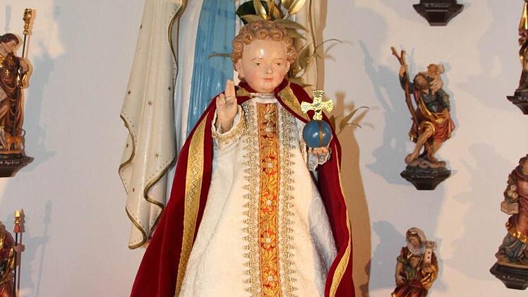 Das "gnadenreiches Prager Jesulein" kann in den kommenden Tagen in Hausen angeschaut werden. Foto: Erlwein
