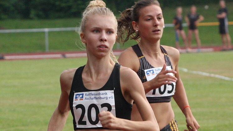 Viviane Heilmann vom TV/DJK Hammelburg sorgte über 400 Meter der U18 für eine der besten Leistungen bei den Unterfränkischen Meisterschaften.