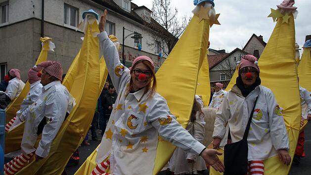 Impressionen vom Faschingsumzug in Steinwiesen. Foto: Susanne Deuerling