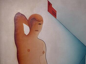 In Anlehnung an die Malweise Egon Engelins bieten die Sommerkunstwochen 2020 einen Kunstworkshop "Kubismus" mit Beka Gigauri.  Foto: Jutta Lange