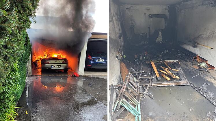 Lauf an der Pegnitz: "Massive Rauchentwicklung am Ortsrand" - Brennendes Auto sorgt für Feuerwehreinsatz