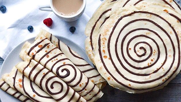 Zebra-Pfannkuchen