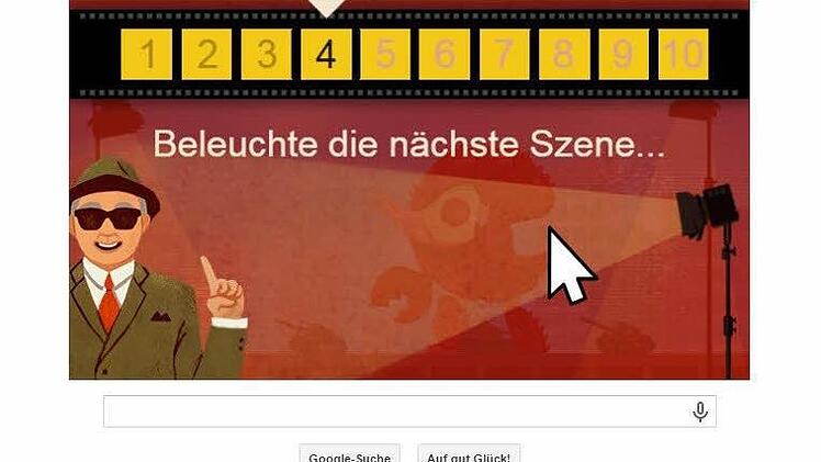 Google Doodle zum 114. Geburtstag von Eiji Tsuburaya Screenshot: Google.de