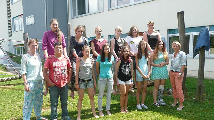 Nachmittagsprogramm der Ganztagesschüler an der Freiherr- von-Lutz-Mittelschule in Münnerstadt. Foto: Michael Kübert