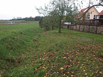 In der Wiesenau kam es in 2013 zu einer großen Überschwemmung, weil vom Rannunger Berg große Wassermassen unkontrolliert in das Tal liefen. Fotos: Stefan Geiger