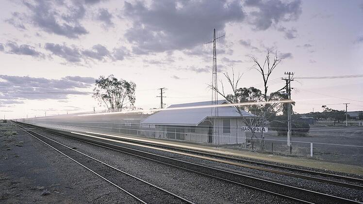 Am Bahnhof Tarcoola hält der Zug nur auf Vorbestellung. Foto: Christian Höhn