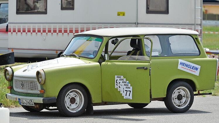 Ausgestorbener Exot: der Trabant als Rennwagen.