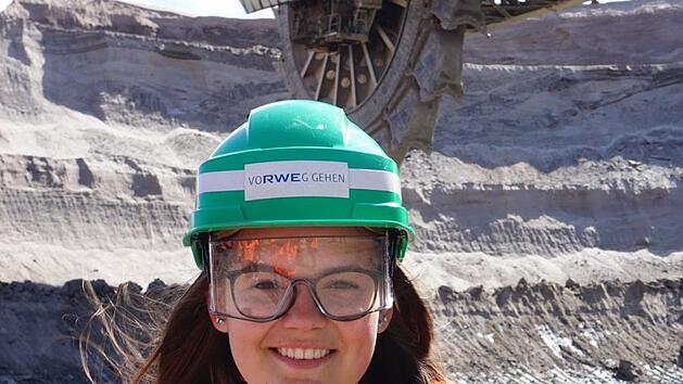 Lena Scharpf vom Gymnasium Ernestinum im Tagebau Hambachprivat