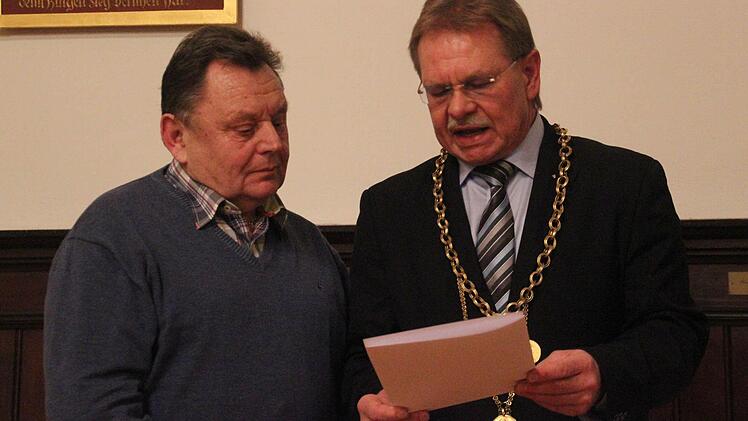 Bei der Ehrung von Udo Auer. Foto: Marco Meißner