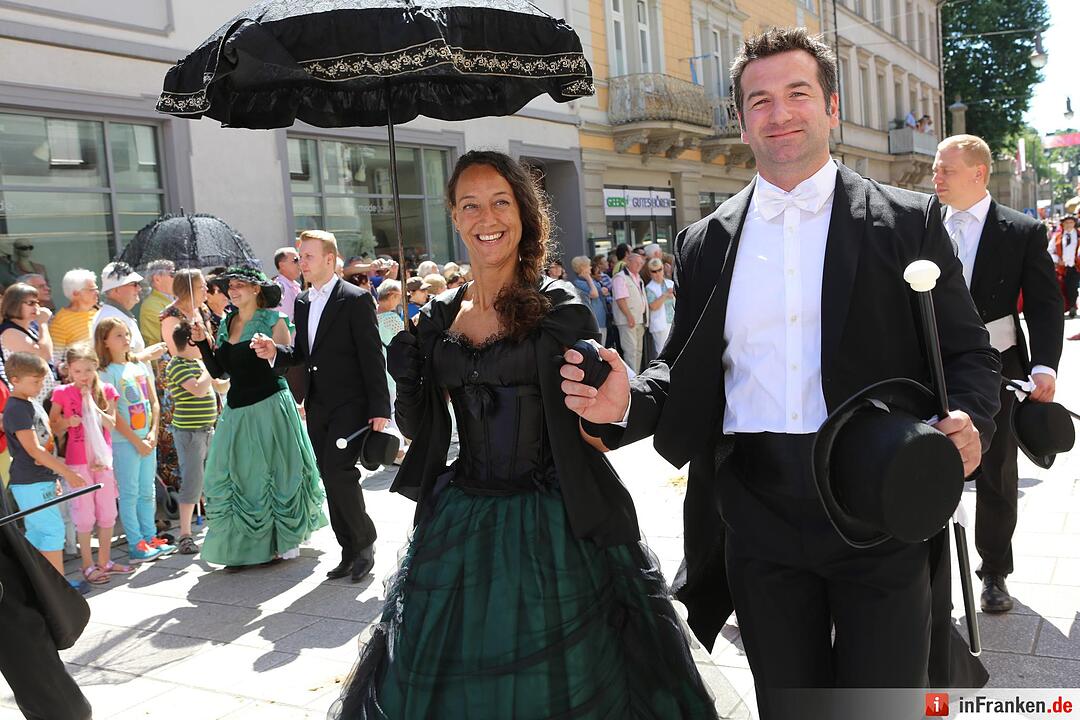 Rakoczyfest in Bad Kissingen mit Umzug; Foto: Barbara Herbst