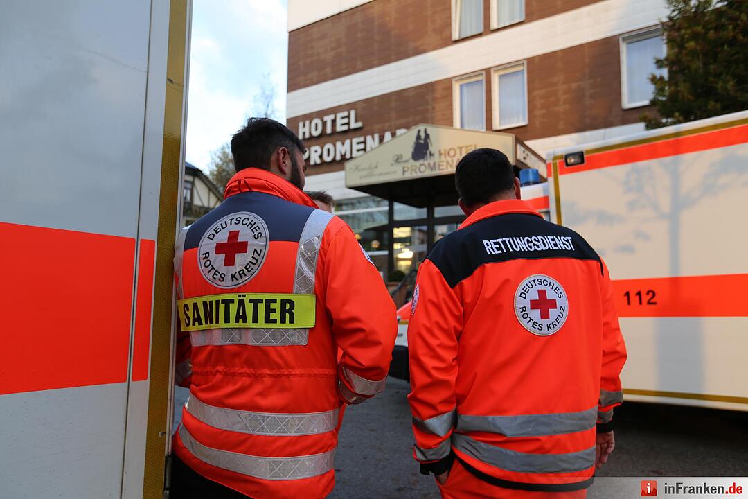 BRK-Einsatz in Hotel in Bad Steben