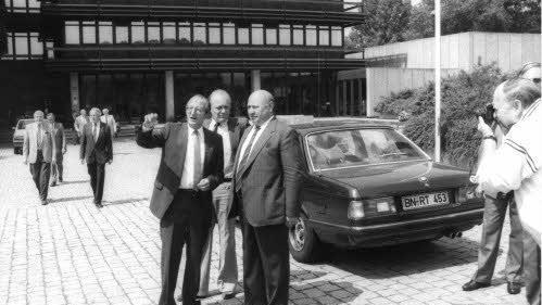 Bescuh von Landwirtschaftsminister Kiechle