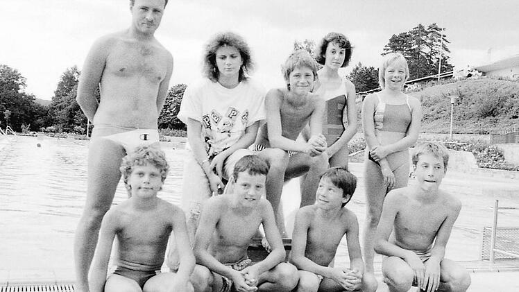 Schwimmer des TSV Bad Kissingen bei den Unterfr&auml;nkischen Meisterschaften