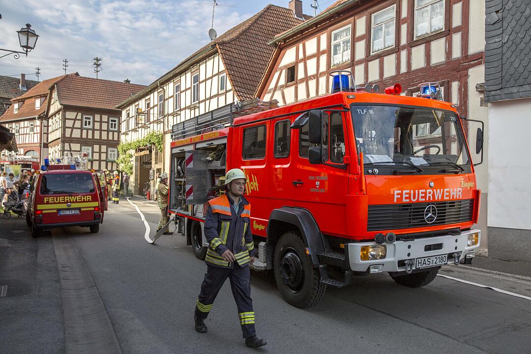 Brand in Unfinden (Haßberge)