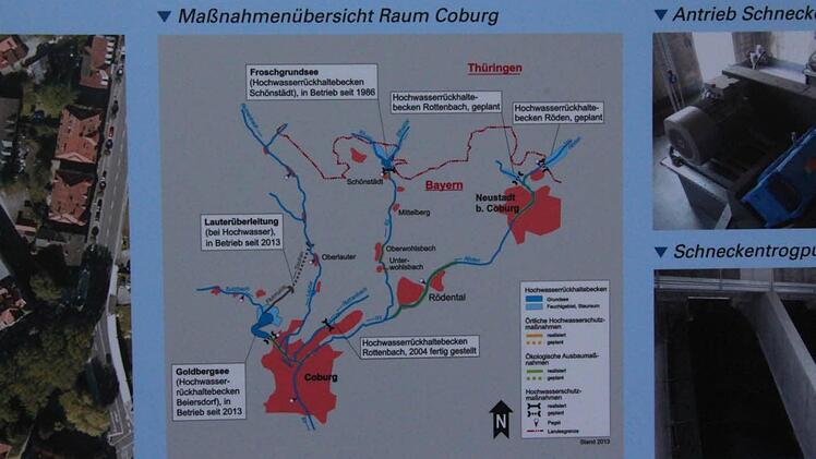 Hochwasserschutz im Coburger Land.