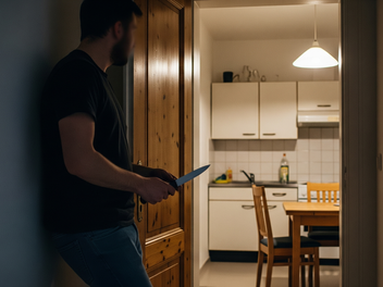 Mann bedroht Polizisten mit Messer - Beamte stürmen Erlanger Wohnung