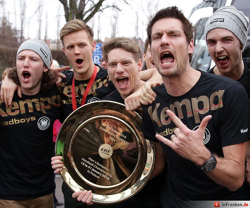 Handball-Nationalmannschaft - Feier Max-Schmeling-Halle