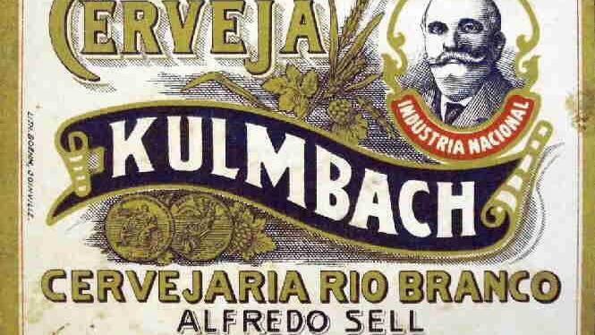 Zahlreiche Etiketten belegen, dass Kulmbacher seinerzeit in jedem Winkel der Welt getrunken wurde. Hier Beispiele für den Bierexport nach Brasilien, ...