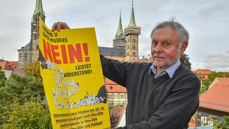 Günter Winkler hat das Material der Friedensbewegung sorgfältig aufbewahrt.Ronald Rinklef