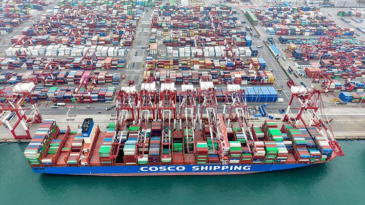 Containerhafen von Qingdao