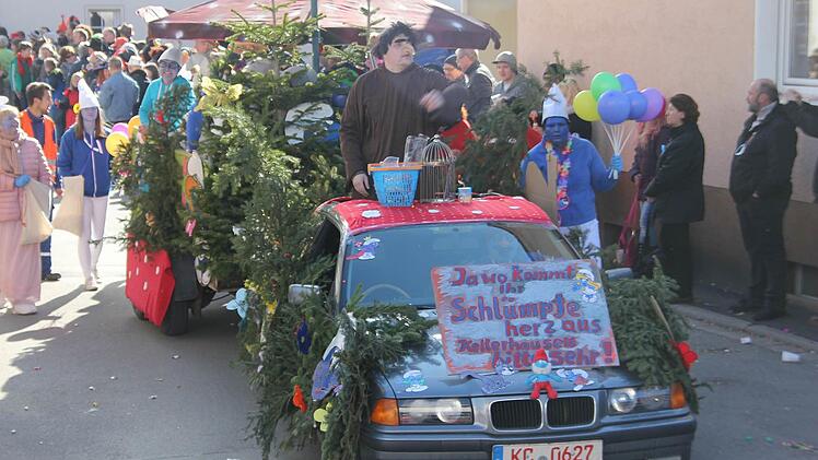 Faschingsumzug in Oberlangenstadt. Foto: Veronika Schadeck