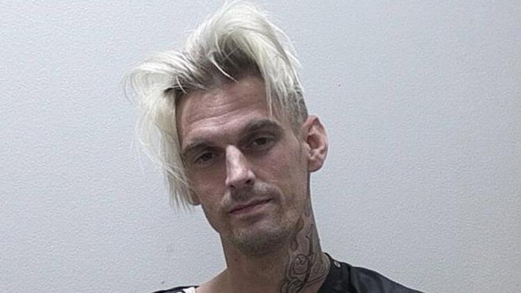 Aaron Carter, hier nach einer Festnahme 2017, starb 2022 im Alter von 34 Jahren.