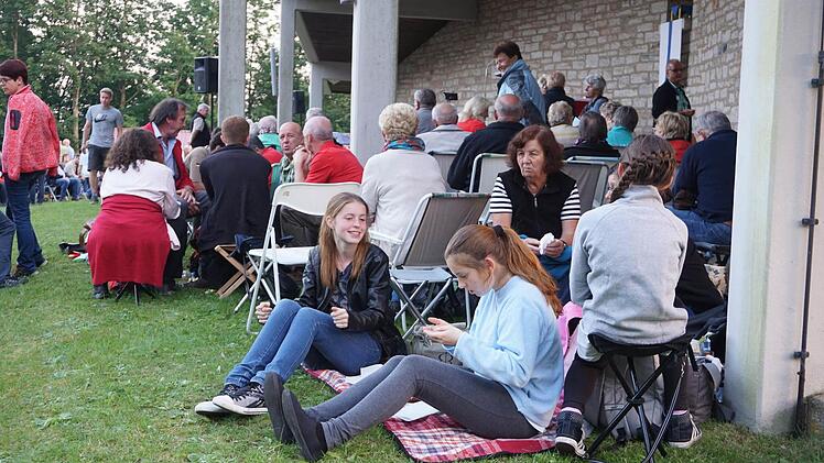 Eindrücke vom Vorabend des Hauptwallfahrtsfestes auf dem Maria Ehrenberg. Foto: Marion Eckert