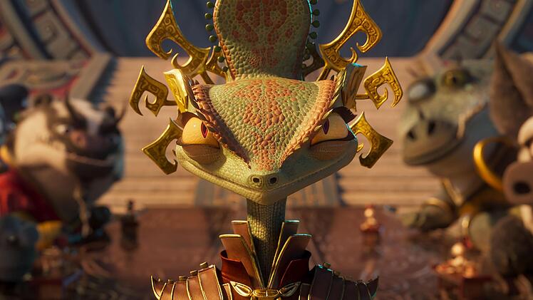 Die durchtriebene Hexe Chameleon (gesprochen von Martina Treger) ist eine Gestaltwandlerin, die sich in jede beliebige Kreatur verwandeln kann.