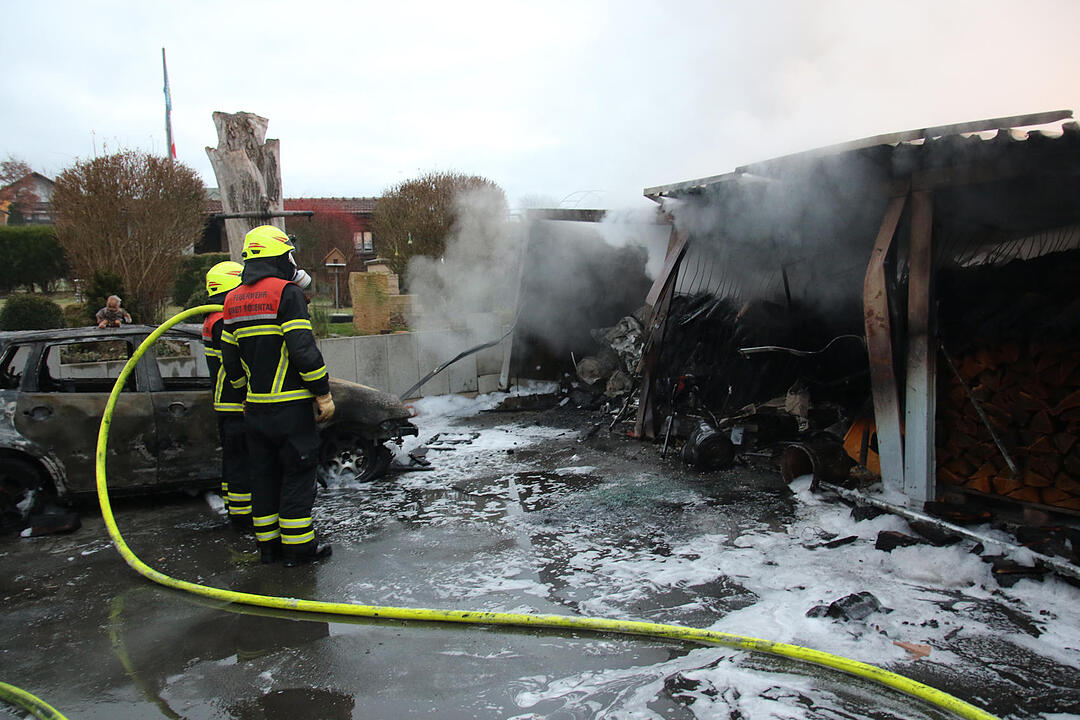 Garagenbrand in Rödental II