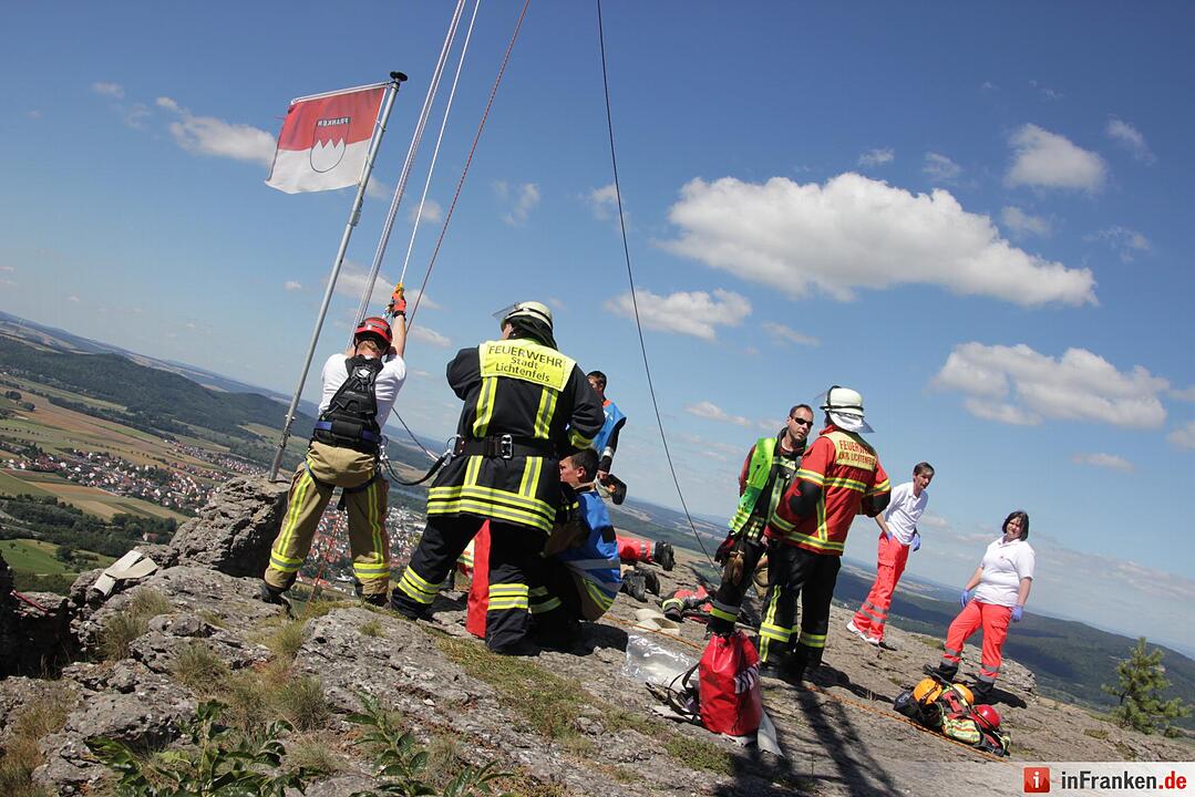 Mann stürzt vom Staffelberg und verletzt sich schwer