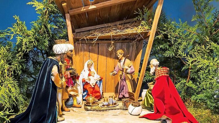 Krippe aus der Ausstellung in der Maternkapelle Foto: p