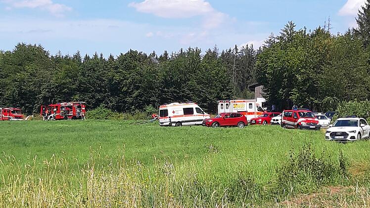 Auch der Rettungsdienst war vorsorglich vor Ort.Susanne Deuerling