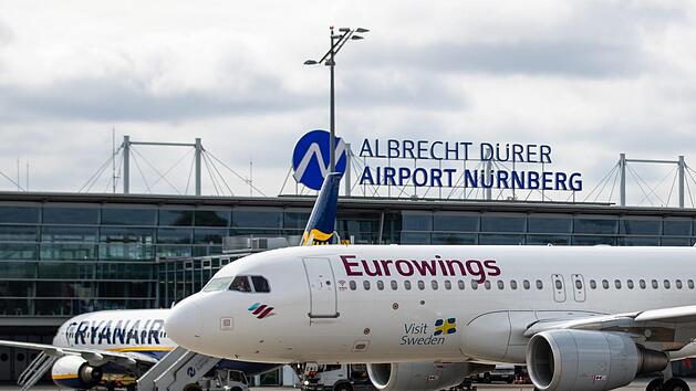 Am Albrecht Dürer Airport in Nürnberg lässt sich auf ein Rekordjahr zurückblicken. Symbolbild: Daniel Karmann/dpa