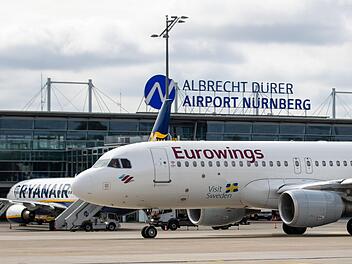 Am Albrecht Dürer Airport in Nürnberg lässt sich auf ein Rekordjahr zurückblicken. Symbolbild: Daniel Karmann/dpa