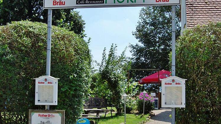 Der Eingang in den Landgasthof. Foto: Sigismund von Dobschütz