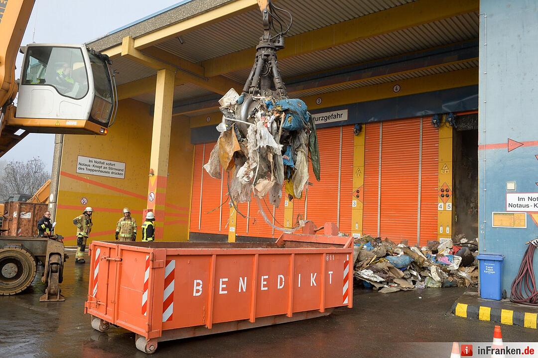 Brand in Müllheizkraftwerk