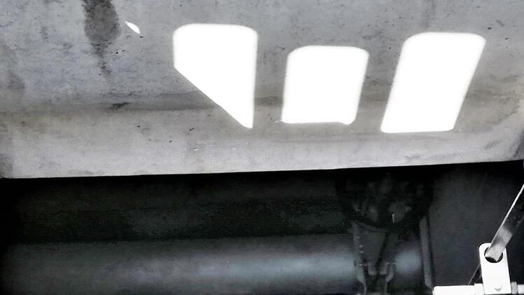 Blick in die Drosselungsanlage zur Steuerung der Mischwasserzuleitung in die Kläranlage