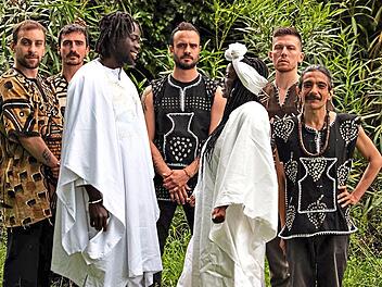 &bdquo;Afrodream &ldquo; gibt das gro&szlig;e Abendkonzert in Forchheim.Afrodream, Fabian aAmato