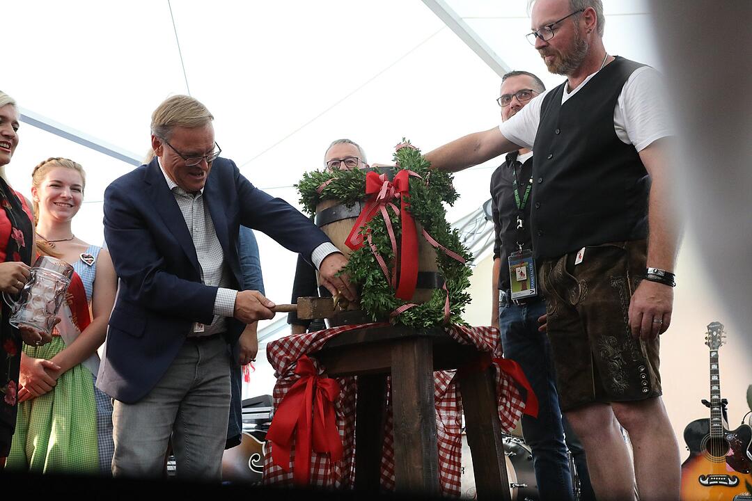 Bamberg; erster Tag mit Bieranstich der Sandkirchweih; Foto: Barbara Herbst