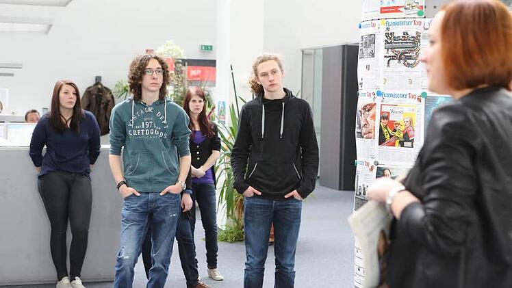 Beim "Schnupperkurs Journalismus" bekommen junge Leute Tipps zu Medienberufen. Foto: Barbara Herbst
