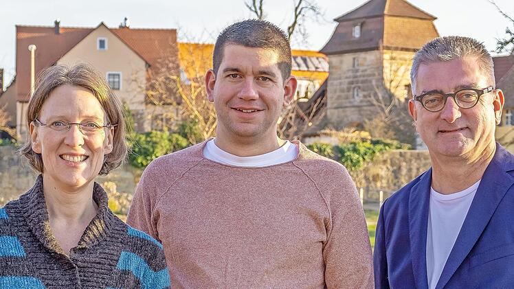 Kerstin Jaunich, Benjamin Hoell und Andreas Pfister sind Vorstandsmitglieder.