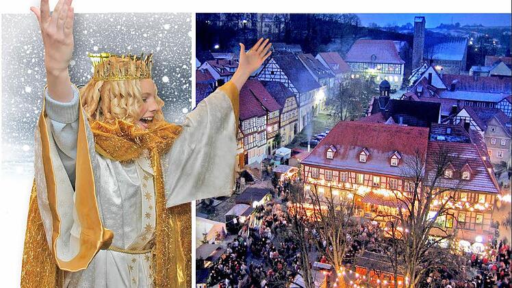 Christkind 2006 und 2007: Geeske Peters repräsentiert